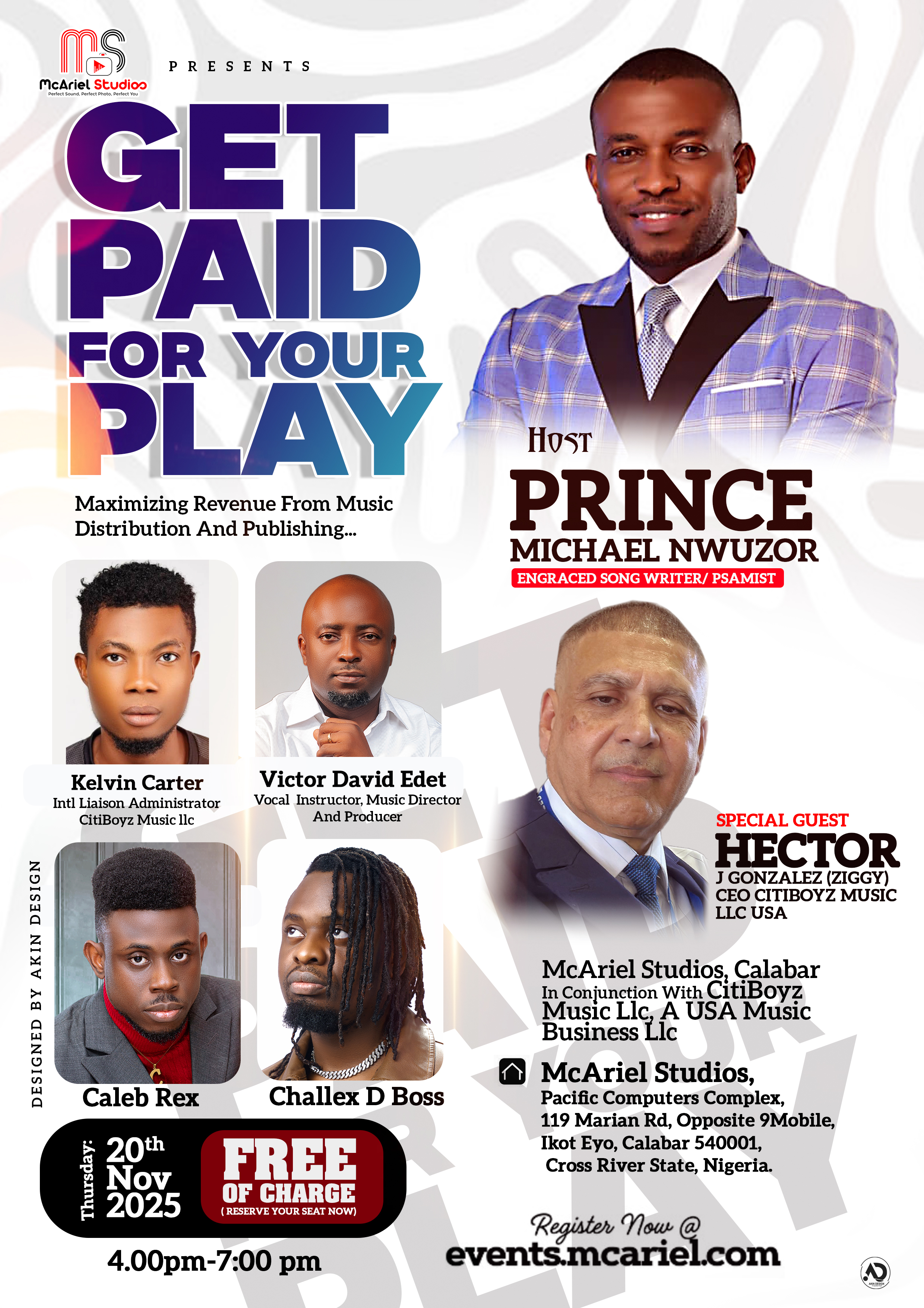 Get Paid for Your Play Event Flyer